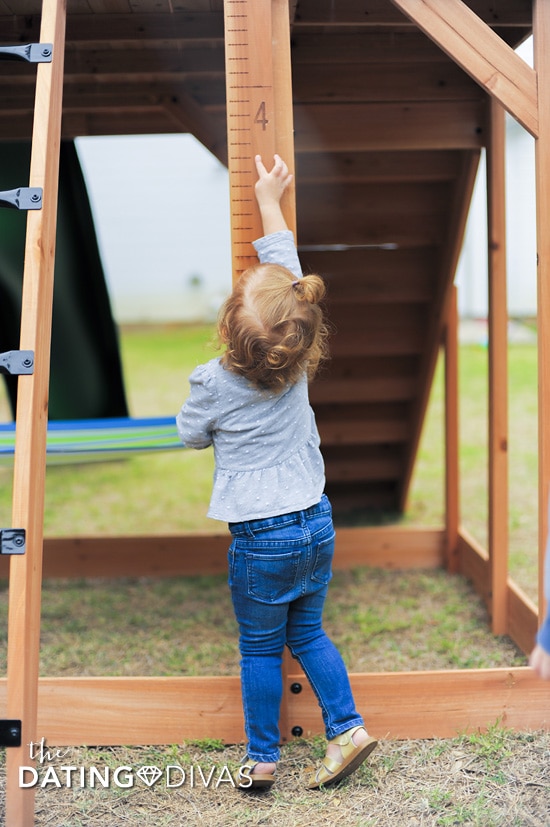 Wooden Swing Set Height Chart