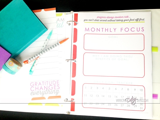 New Year Goals Printable Trackers   from The Dating Divas - 5
