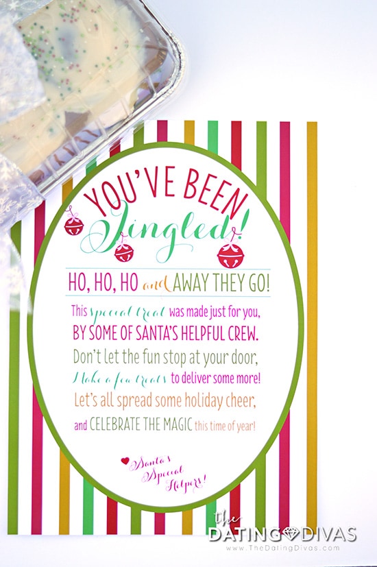 Youve Been Jingled! - A Xmas Culture! image about You Ve Been Elfed Printable named Youve Been Jingled! - A Xmas Society!