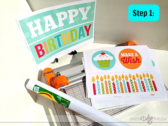 birthday banner materials