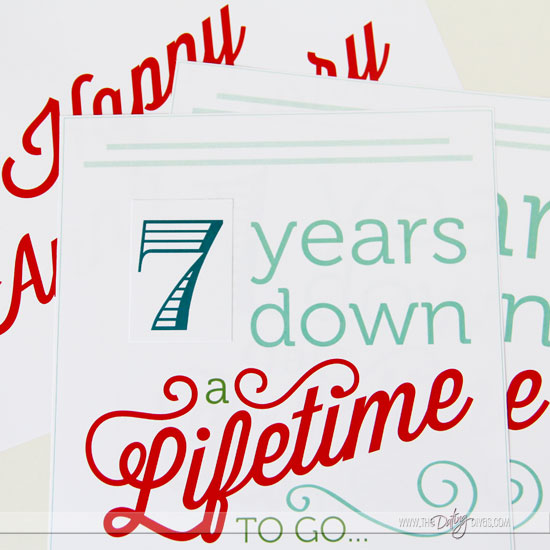 Anniversary Printables Pack Photo Prop Sign