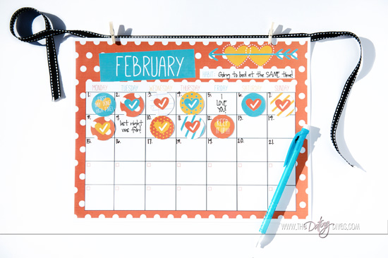 Cute Calendar for 21 Day Habit Challenge