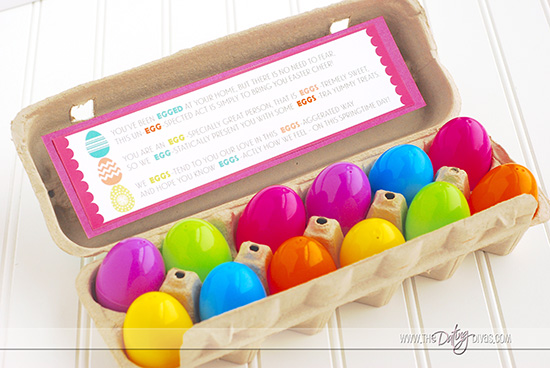 You've been egged egg carton idea .