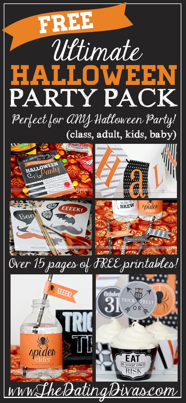 halloween free party pack pinterest