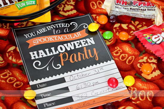 halloween party invitation