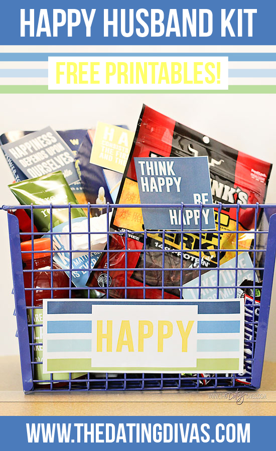 happy husband gift basket