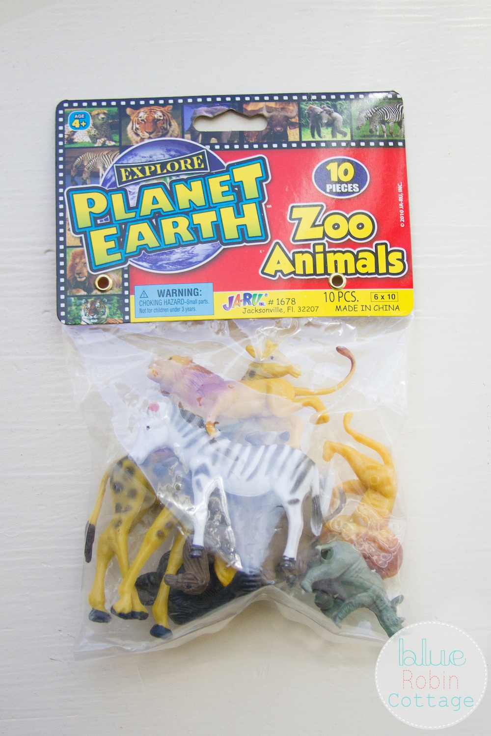 Plastic Zoo Animals for a DIY Family Date Night