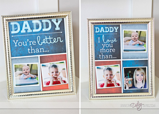 DIY Father's Day Gift from the Kids www.thedatingdivas.com