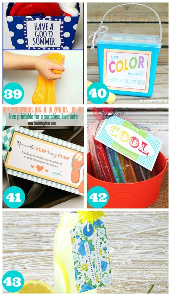 Fantastic Summer Gift Printables