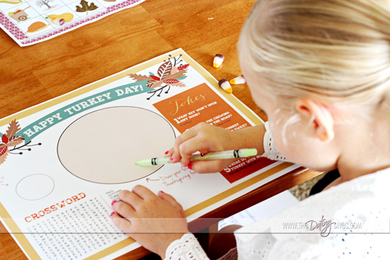 thanksgiving free placemat