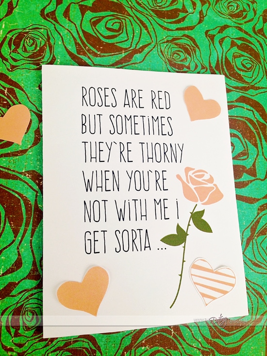 Corny Valentine's Day cards FREE at thedatingdivas.com